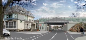 S-Bahnhof Blankenburg Brücke nach Abschluss der Bauarbeiten