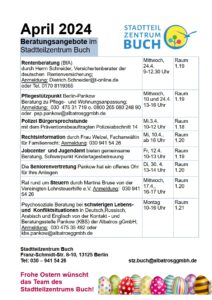 Beratung: Pflegestützpunkt Pankow @ Bucher Bürgerhaus, R. 1.19