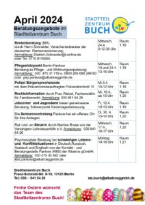 Bucher Bürgerhaus: Psychosoziale Beratung @ Bucher Bürgerhaus, R. 1.21