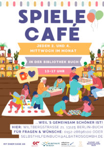 Selbsthilfe in Buch, die KBS und die Bibliothek Buch laden zum Spielecafé @ Stadtteilbibliothek Buch
